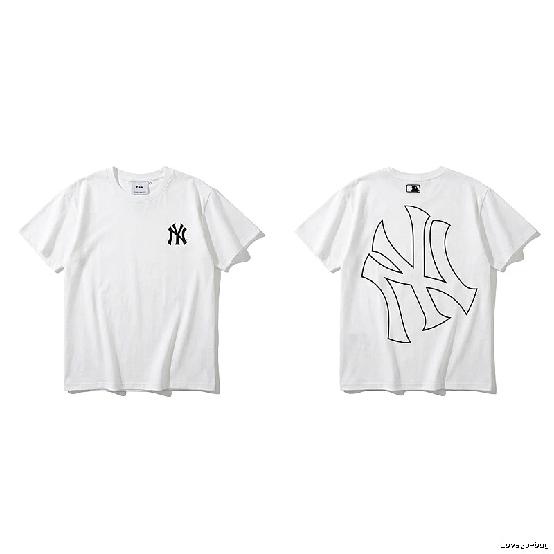 MLB New York Yankees minimalist style white T-shirt