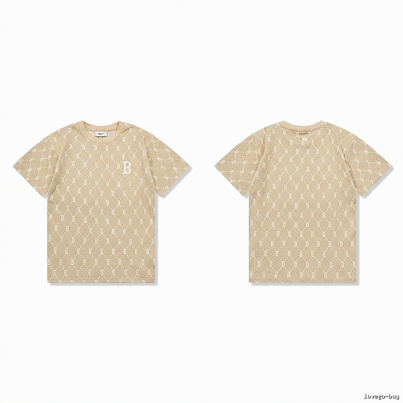 MLB Old Flower Style Beige T-shirt