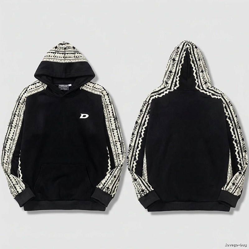 MLB retro style black hoodie