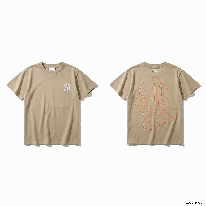 MLB retro style khaki T-shirt