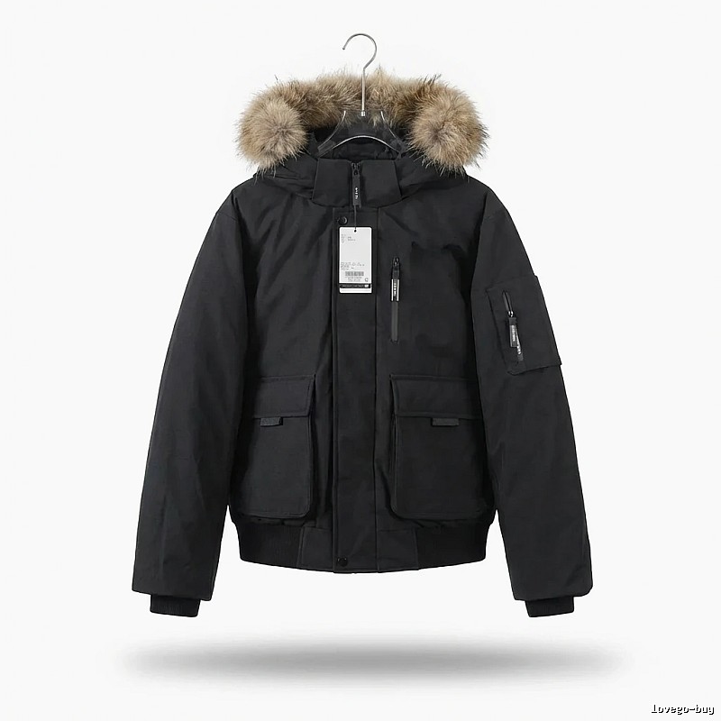 MLB Workwear Style Black Down Jacket