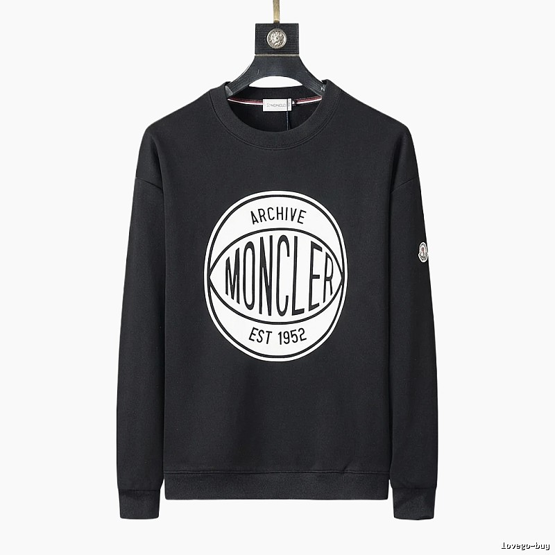 Moncler Archive Retro Style Black Sweatshirt