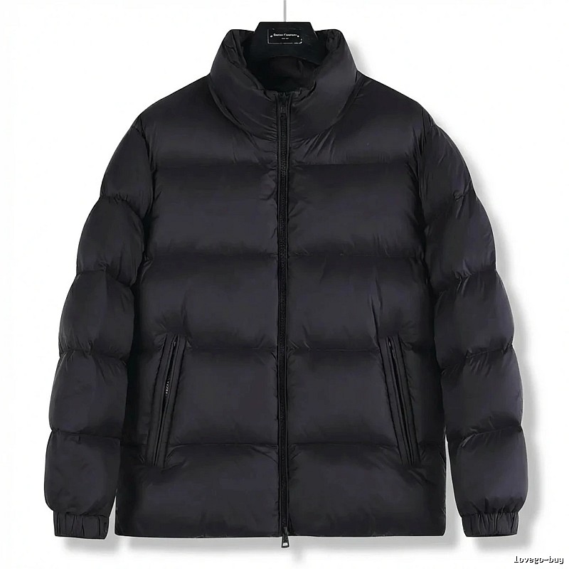 Moncler black casual down jacket