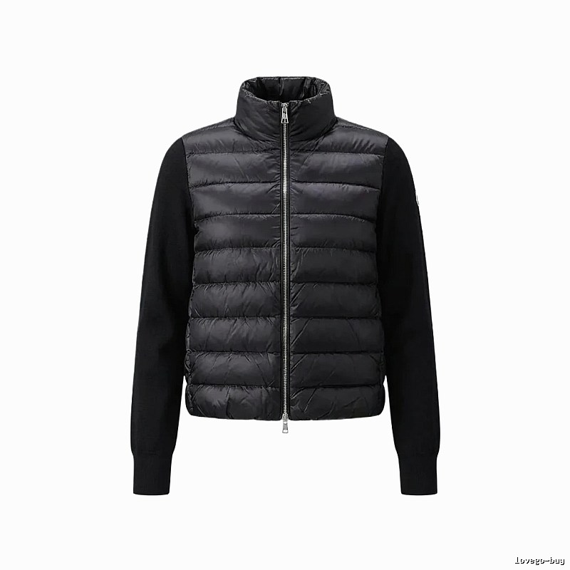Moncler black fashionable down jacket