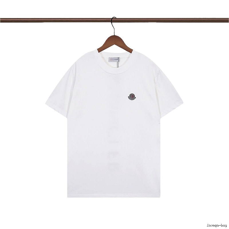 Moncler Classic Minimalist Style White Short-sleeve T-shirt