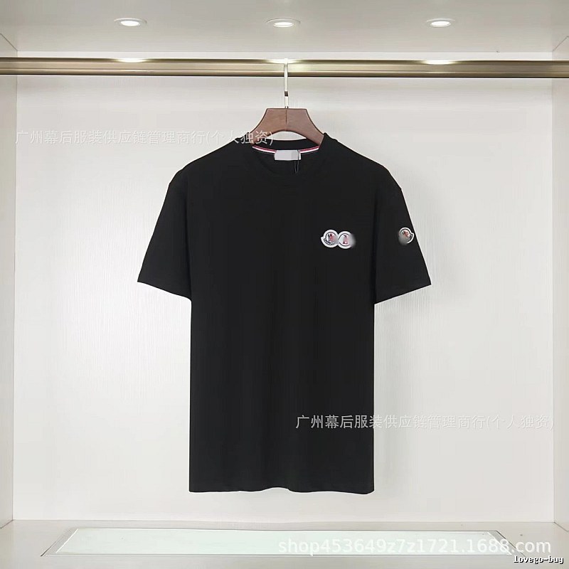 Moncler Co-branded Casual Style Black Short-sleeve T-shirt