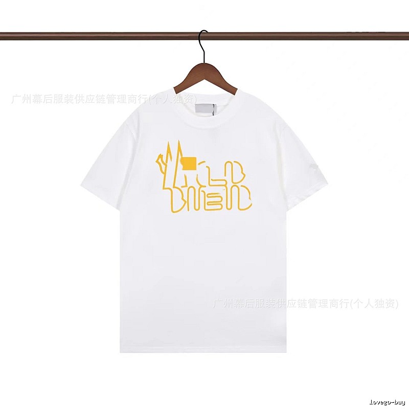 Moncler Line Sketch Print Casual Style White T-Shirt