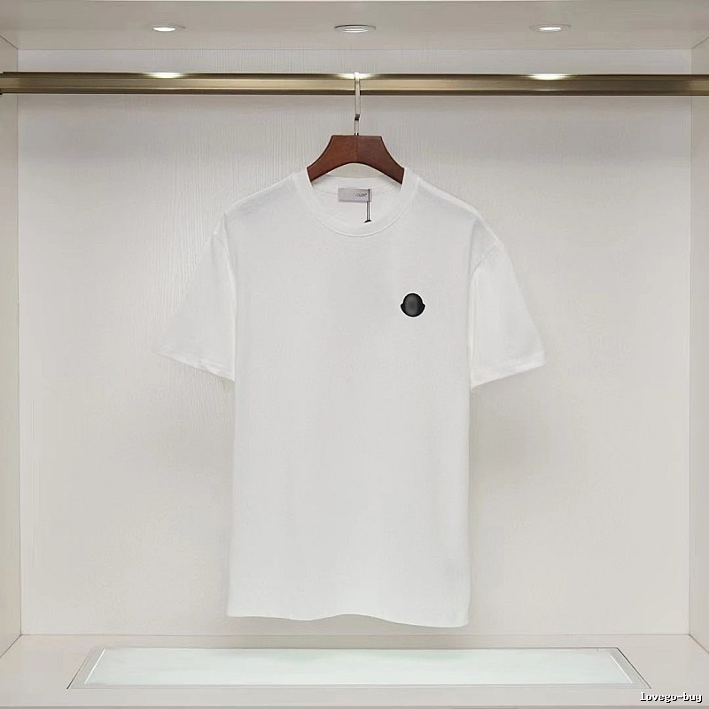 Moncler Minimalist Casual Style White Short-sleeved T-shirt