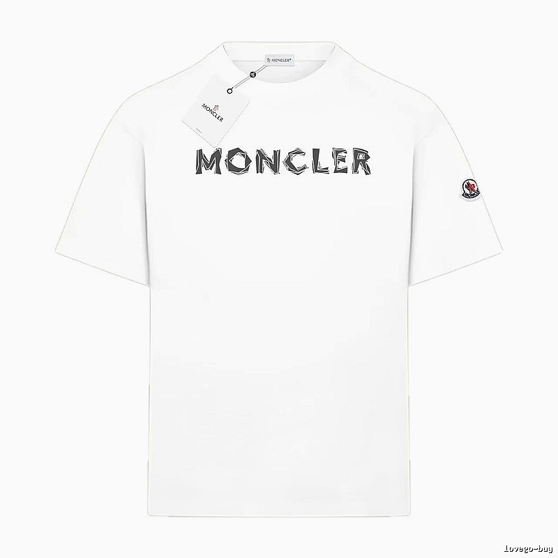 Moncler Simple and Fashionable White T-shirt