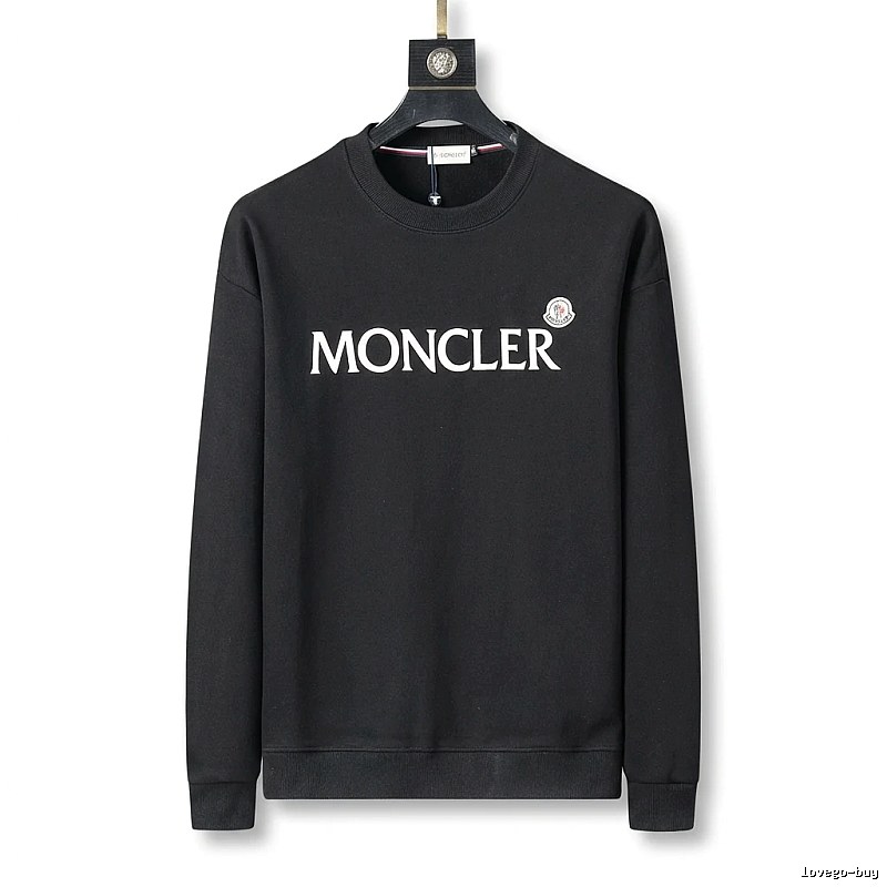 Moncler simple-style black sweatshirt