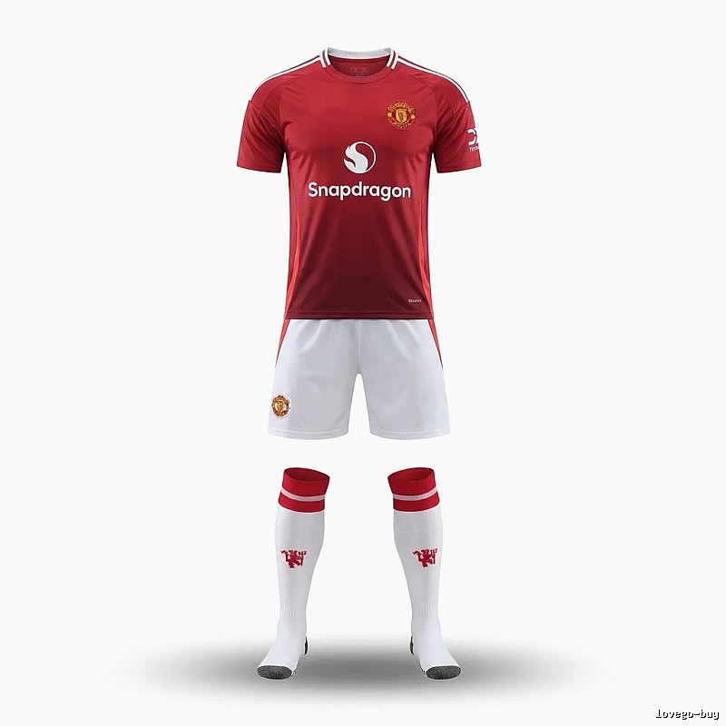 MUFC Football Kit Set Red