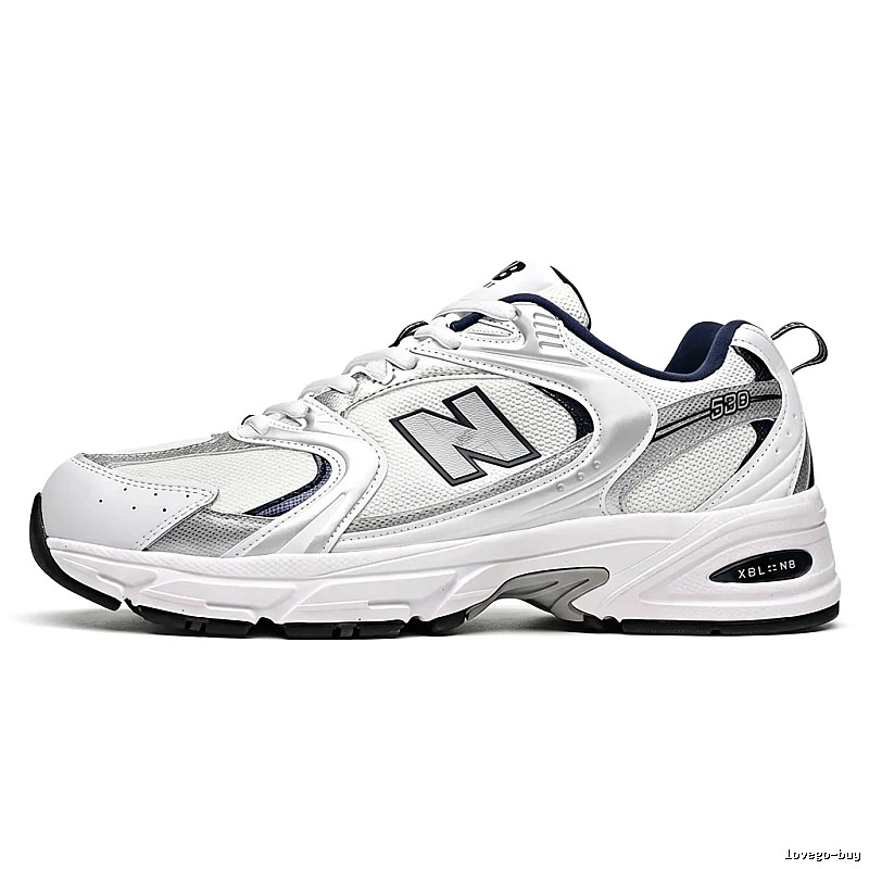 New Balance 530 retro style white shoes