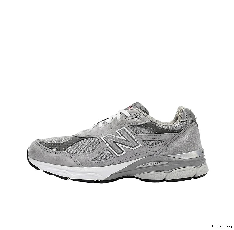 New Balance 990 series retro-style grey shoes