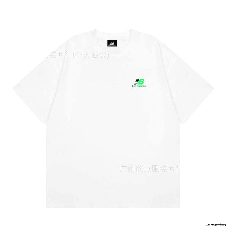 New Balance Casual Series Minimalist Style White T-Shirt