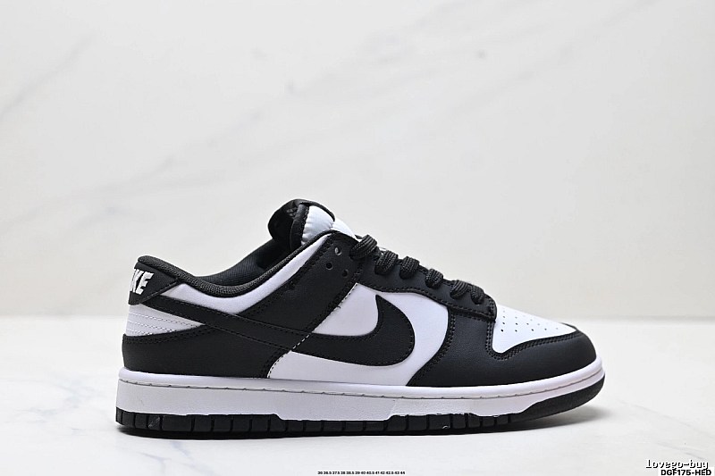 Nike Dunk black and white minimalist style sneakers