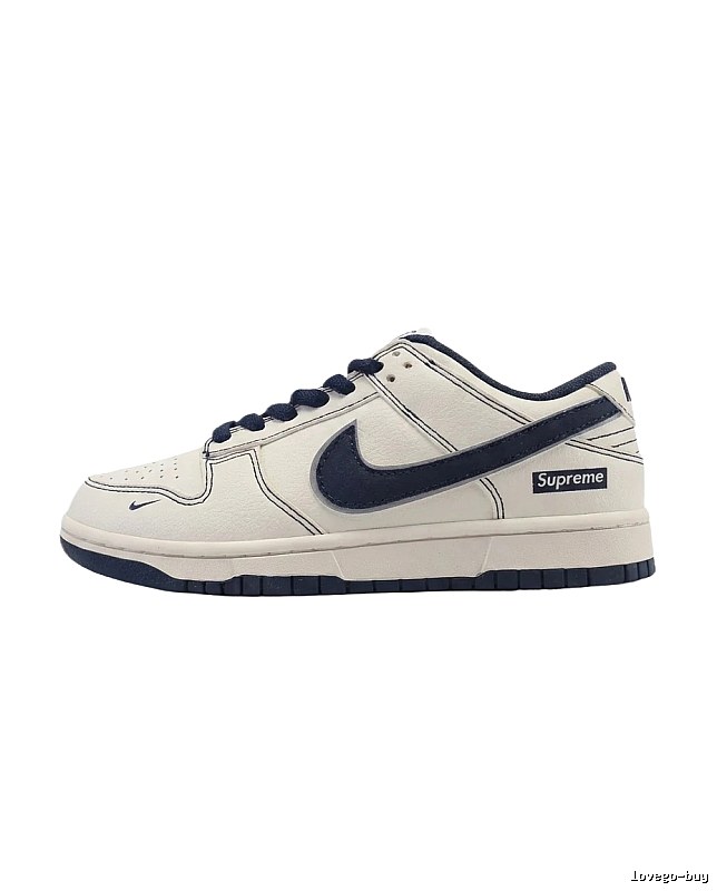 Nike Dunk Low black-and-white minimalist style skate shoes