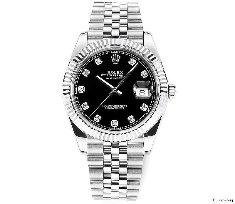 Occasion Rolex Datejust Automatic Watch - Silver And Black