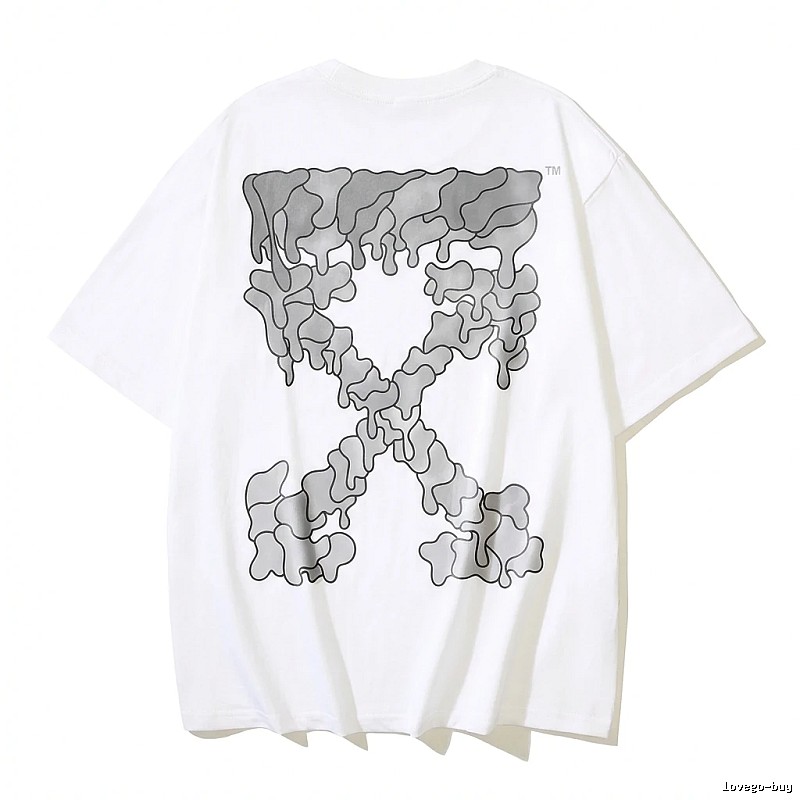 Off-White Gradient Style White T-shirt