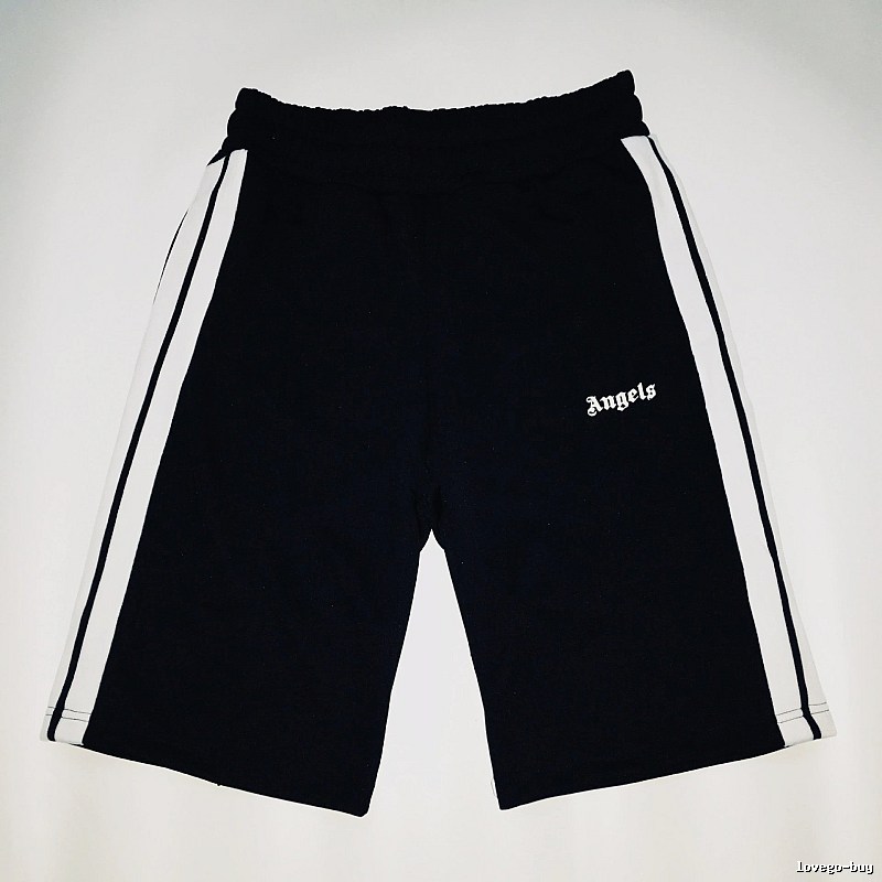 Palm Angels Classic Track shorts Black Side Stripe for Daily Styling