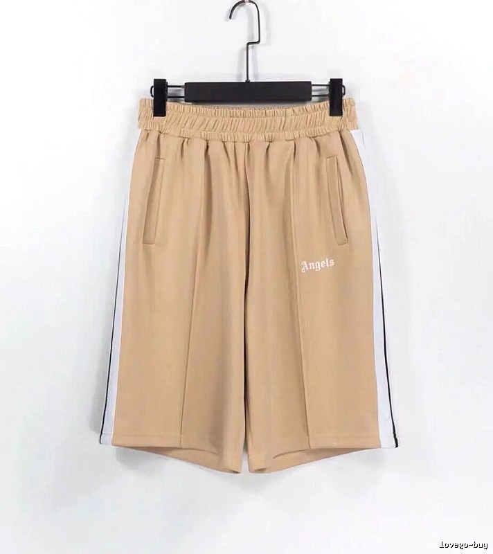 Palm Angels Statement Track shorts Black Side Stripe for Easy Pairing