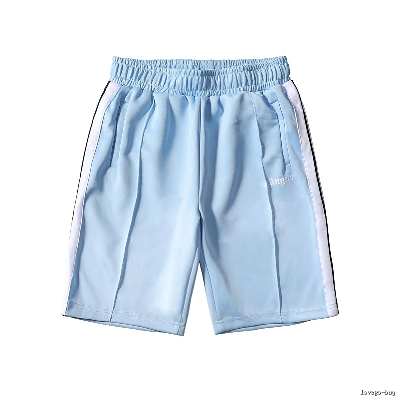 Palm Angels Travel Track shorts Black Side Stripe with Modern Look