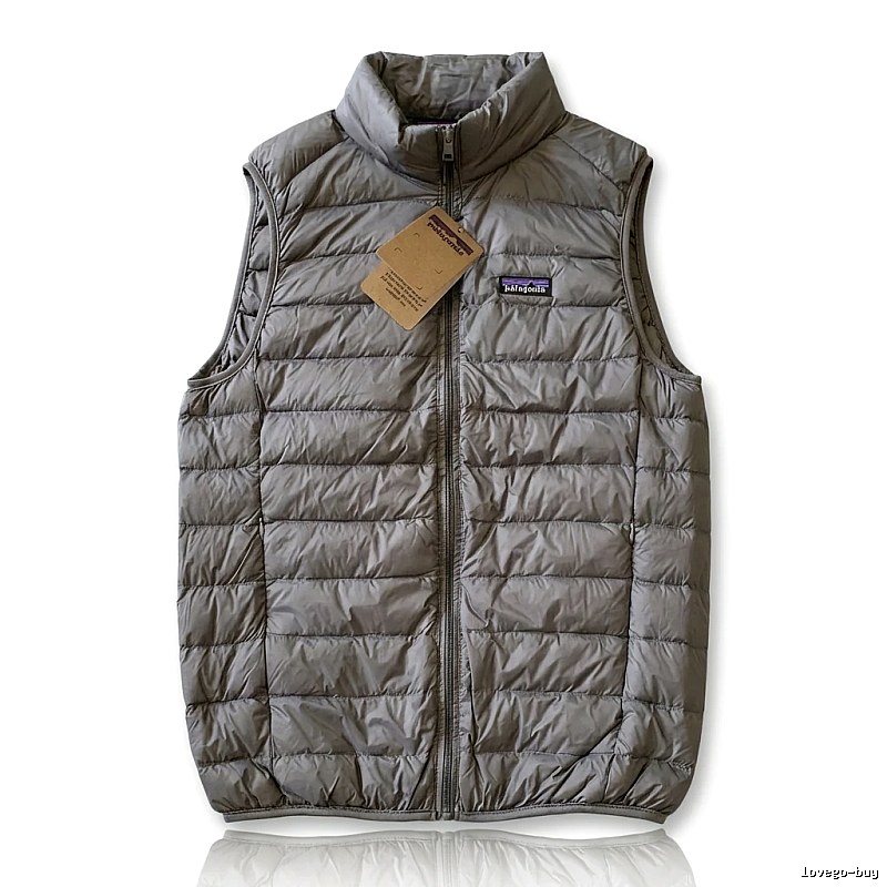 Patagonia Down Vest in Casual Grey