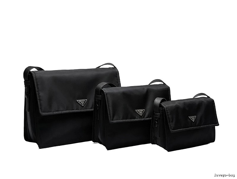Prada cini Cool Handsome Style Black Bag
