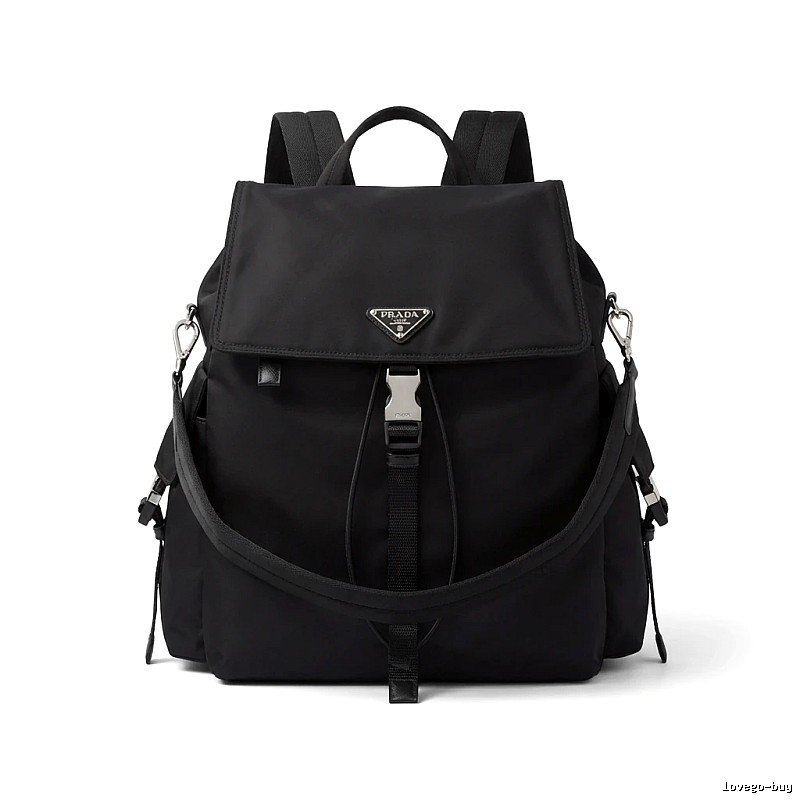 Prada classic black backpack