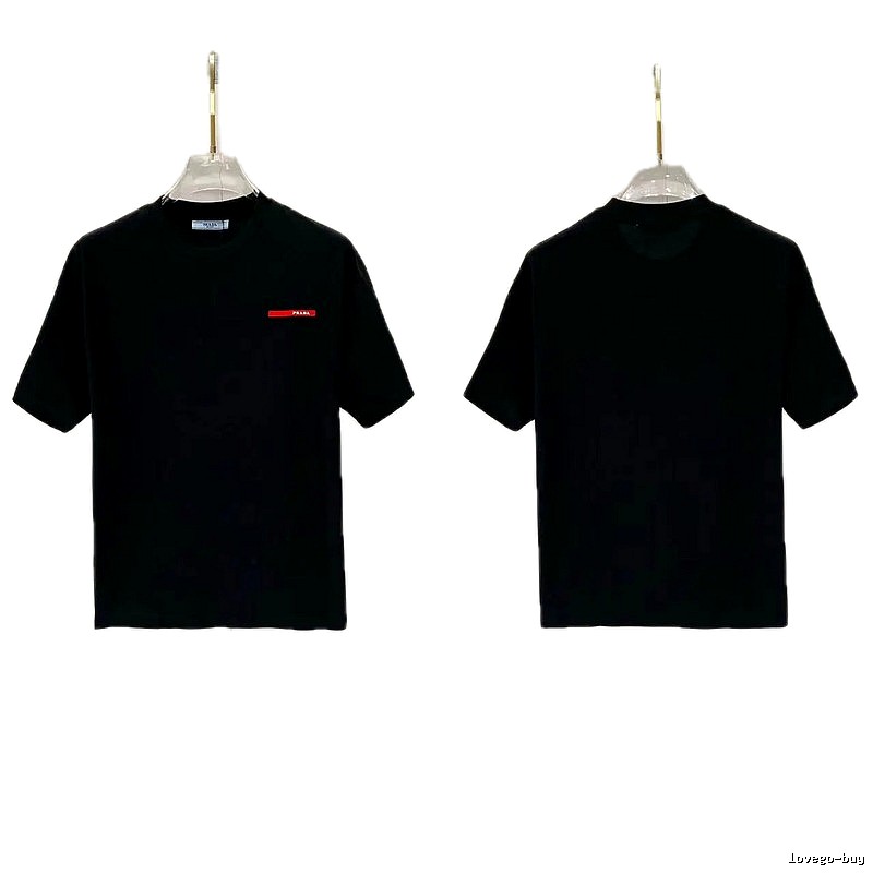 Prada Red Label Minimalist Black Short-sleeve T-shirt