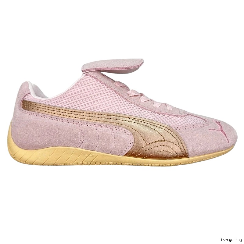 PUMA retro pink-brown sports shoes
