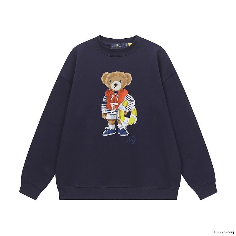 Ralph Lauren Bear Navy-style Sweatshirt