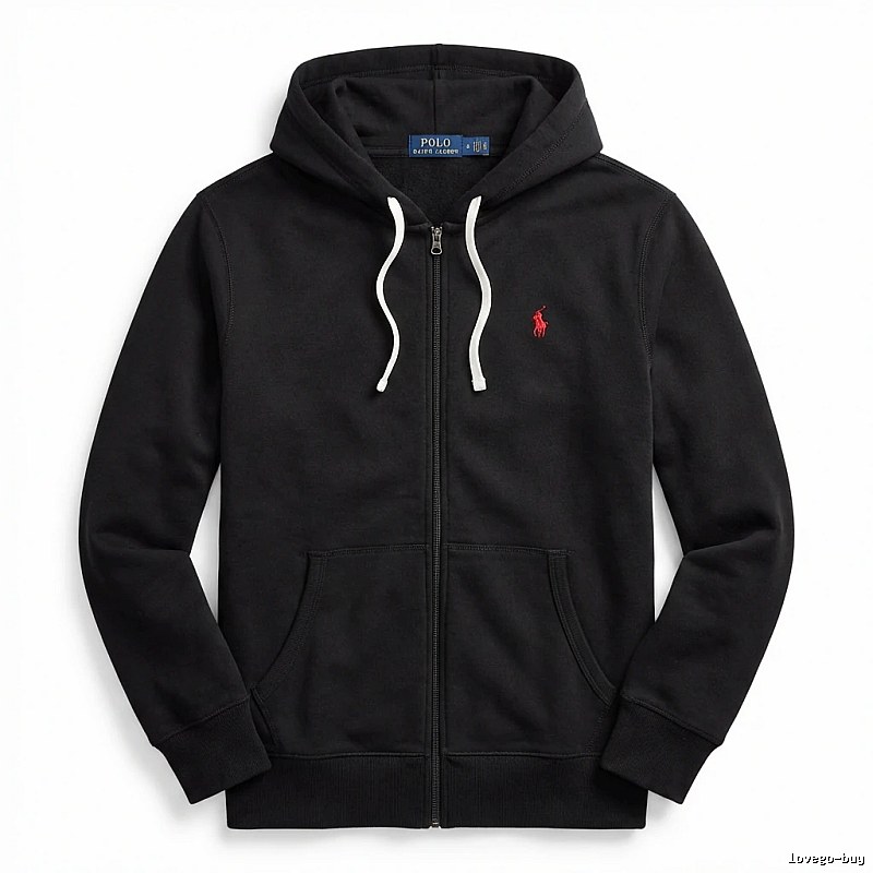 Ralph Lauren black casual style hoodie