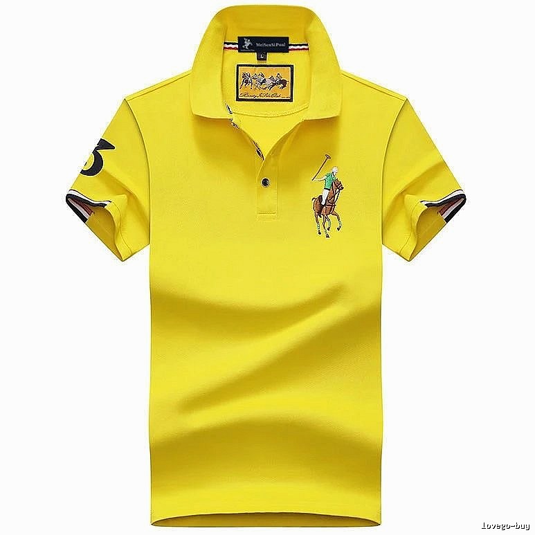 Ralph Lauren Classic Yellow polo shirt Bright Yellow Polo for Daily Styling