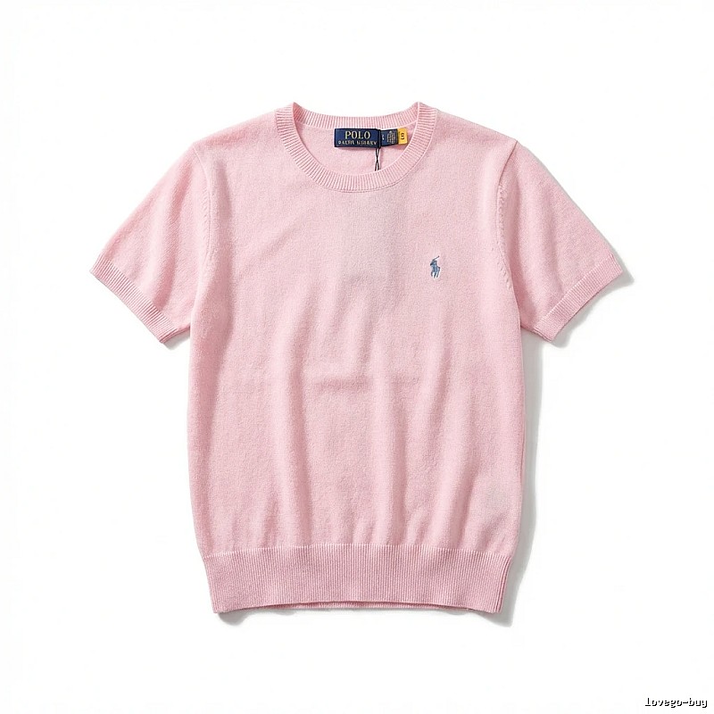 Ralph Lauren Polo pink trendy brand short-sleeve shirt