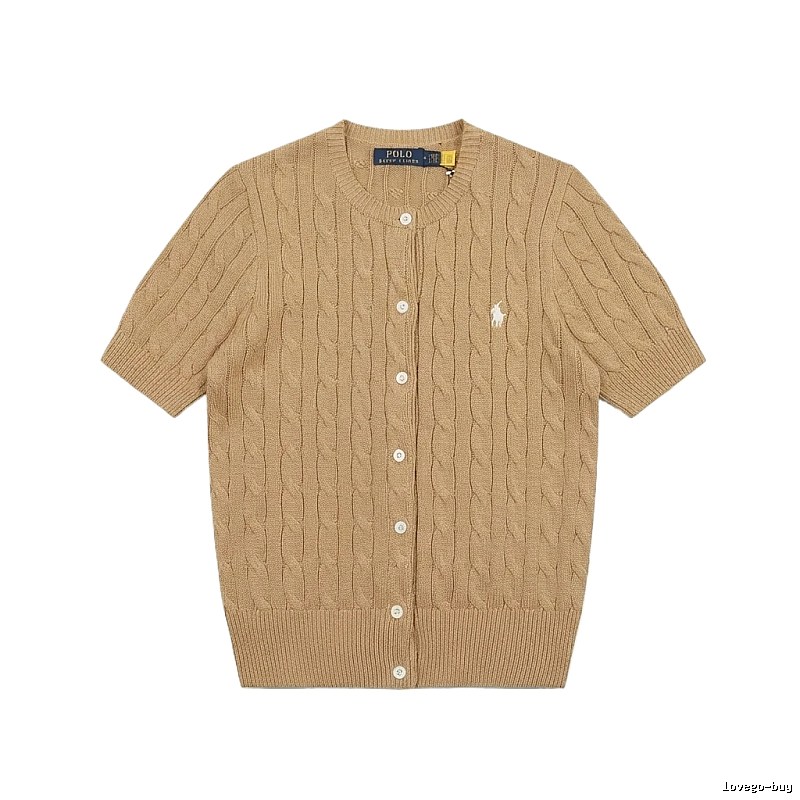 Ralph Lauren Polo Retro Brown Cardigan