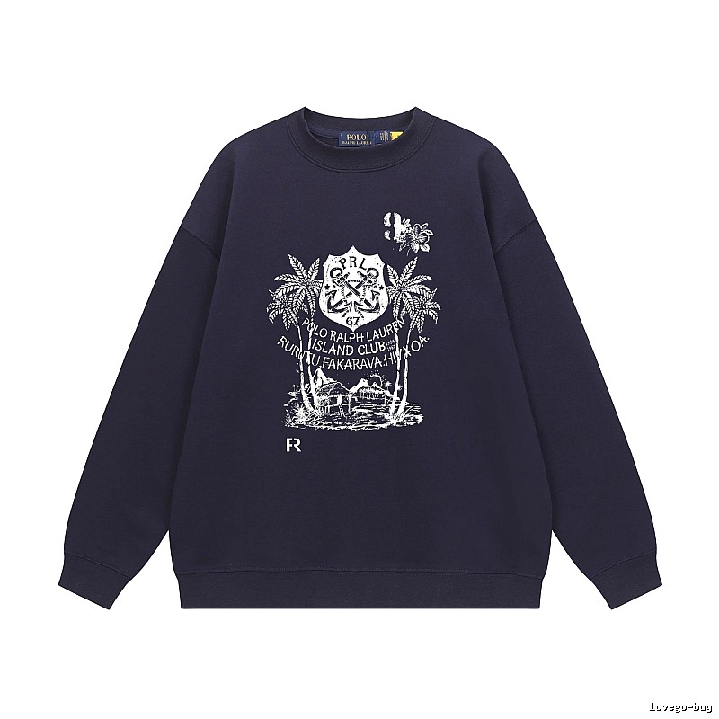Ralph Lauren Printed Casual Style Sweatshirt