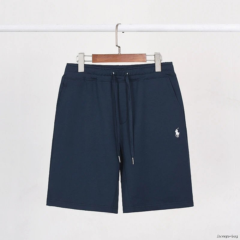 Ralph Lauren Streetwear Sweat shorts Gray Drawstring Small with Logo Accent