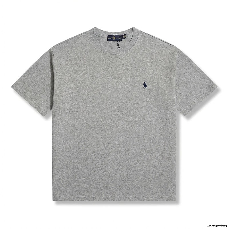 Ralph Lauren's classic and simple style gray T-shirt.