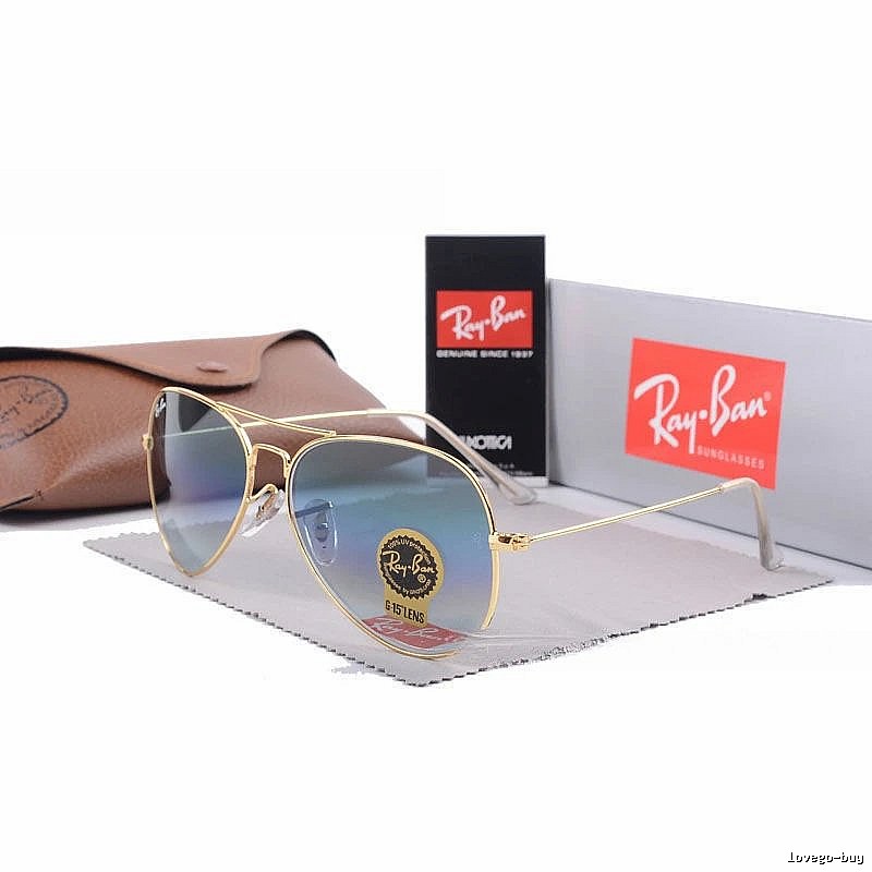 Ray-Ban Lightweight Aviator sunglasses Gold Tone Sunglasses for Gift Ideas