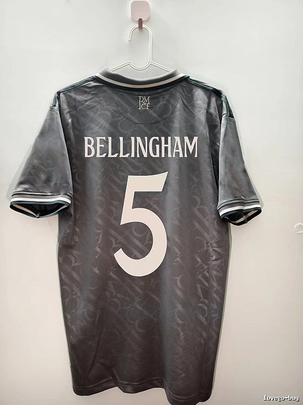 Real Madrid Relaxed Bellingham #5 soccer jersey White Real Madrid with Versatile Design