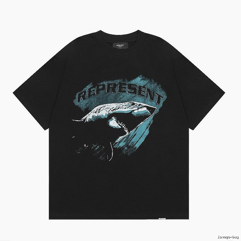 Represent Black Style 830 Owners Club T-Shirt Downtown Style Logo