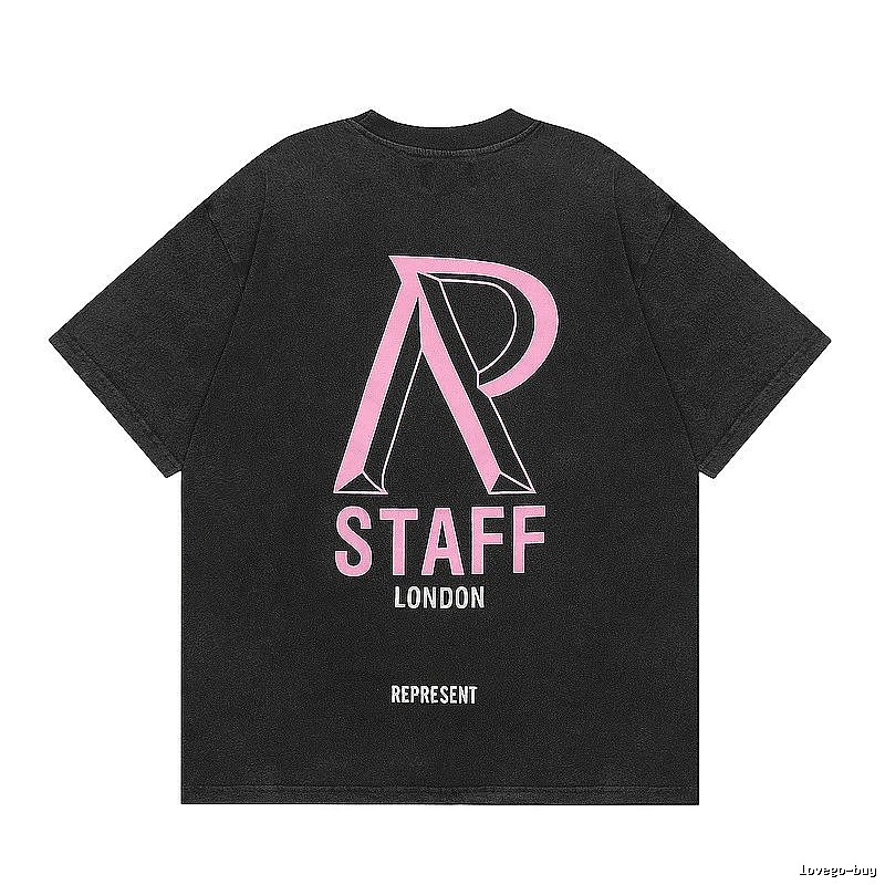 Represent Black Style 832 Owners Club T-Shirt Logo Detail