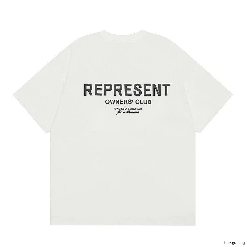 Represent White Style 801 Owners Club T-Shirt Color Pop Logo