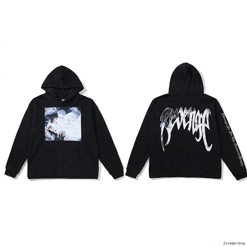 Revenge dark style black hoodie