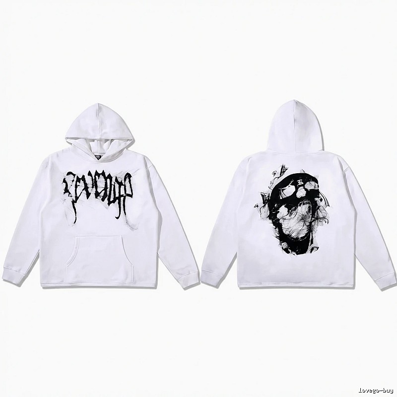 Revenge dark - style white hoodie