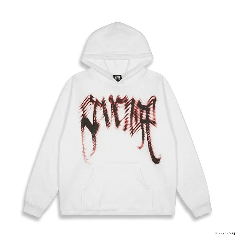 Revenge Gothic Style White Hoodie