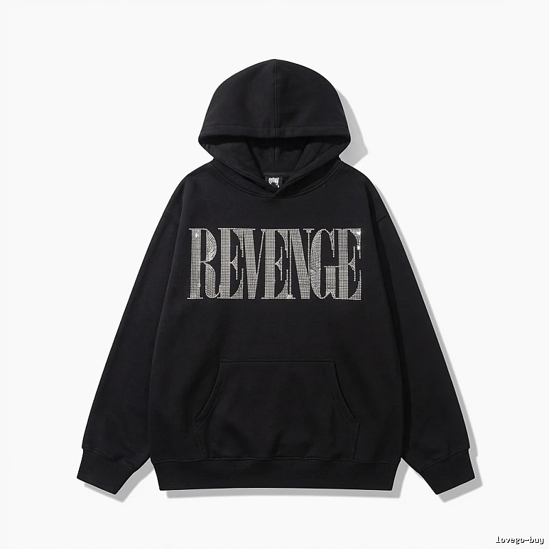 Revenge Letter Wind Black Hoodie