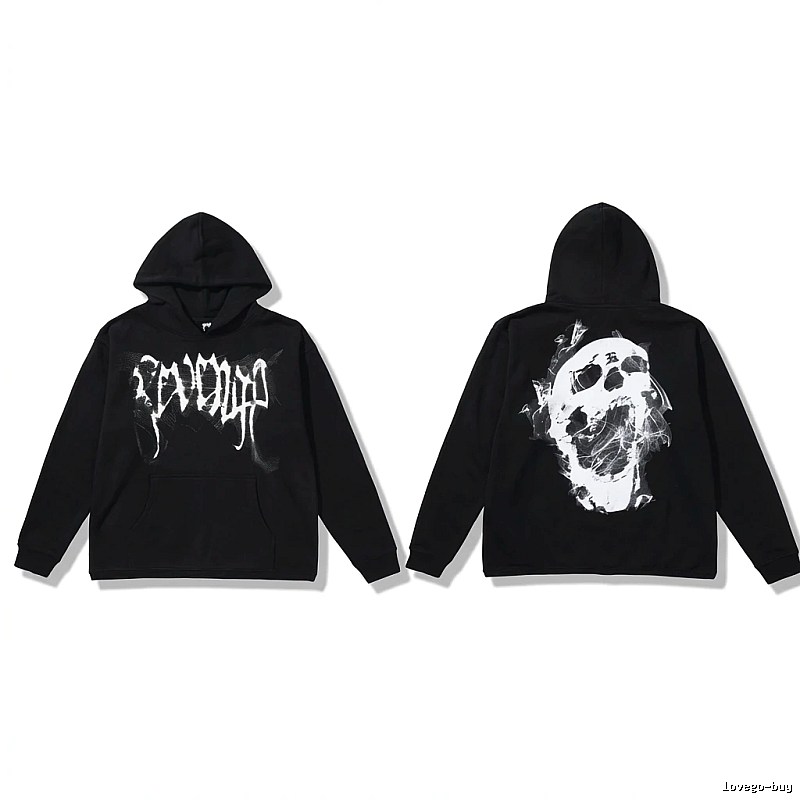 Revenge Skull Dark Style Hoodie