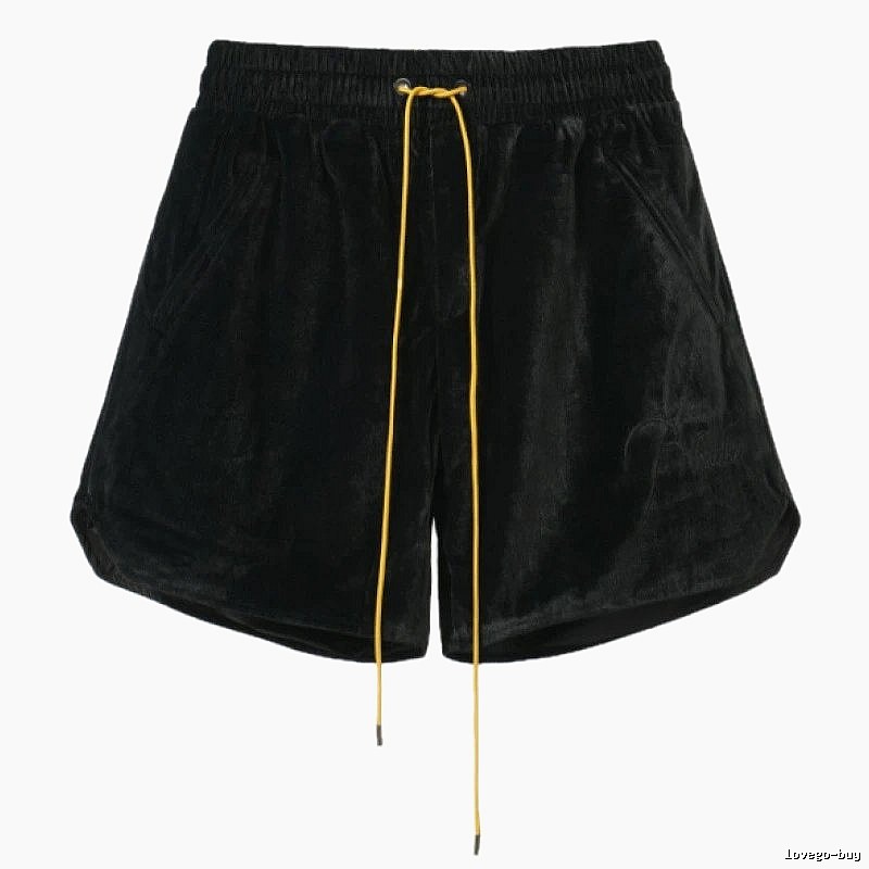 RHUDE black casual shorts
