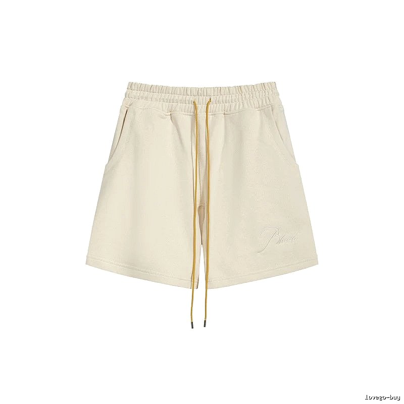 RHUDE's simple and casual style off-white shorts